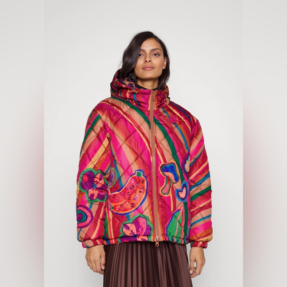 FARM Rio Lisa Reversible Puffer Jacket - Picture 4 of 15